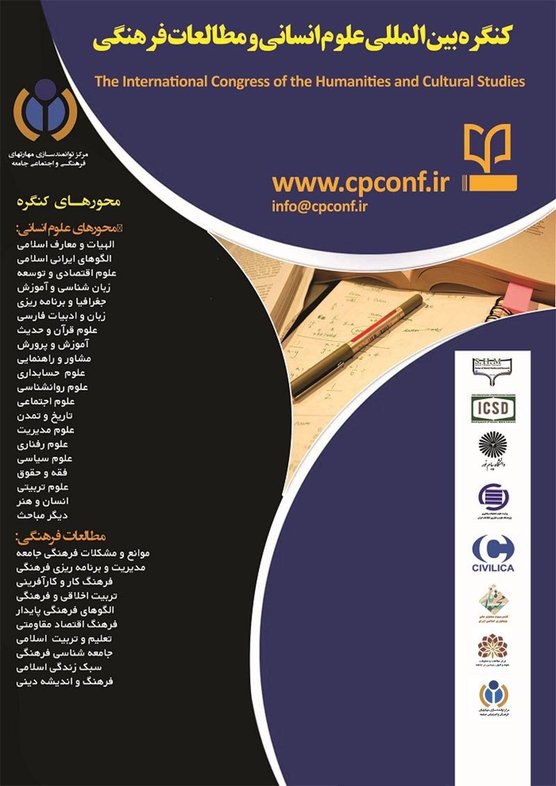 پوستر کنگره بین المللی علوم انسانی، مطالعات رفتاری و آسیبهای فرهنگی اجتماعی جامعه