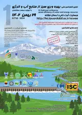اولین کنفرانس ملی بهره وری سبز از منابع آب و انرژی